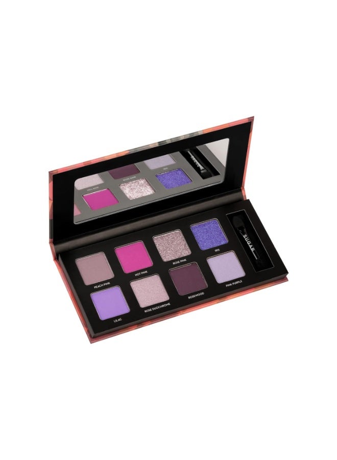 SUGAR Cosmetics Blend The Rules Matte Eyeshadow Palette - 06 Starlight (Tempting Pinks) - Long Lasting, Smudge Proof, Vegan & Cruelty-free - Image 1